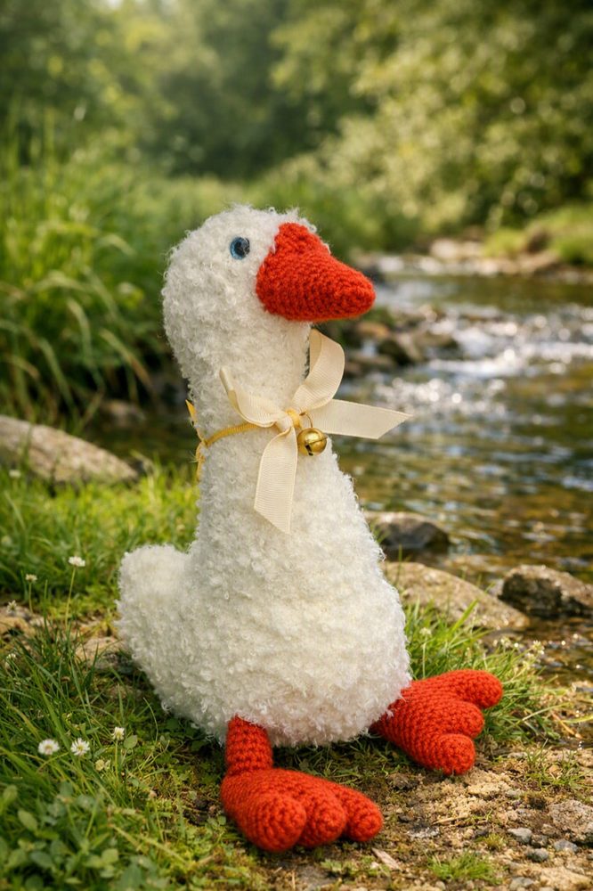 Gwen the Fluffy Goose